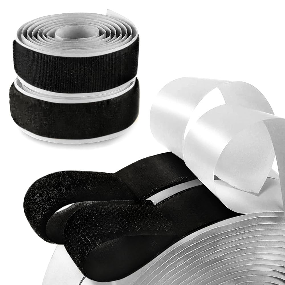 Adhesive Hook and Loop Tape Nylon Fastener Heavy Duty Sticky Back Roll