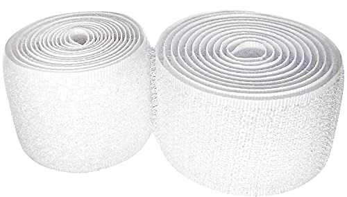 Sew On Hook and Loop Tape Non-Adhesive Nylon Fastener Roll Interlocking Tape